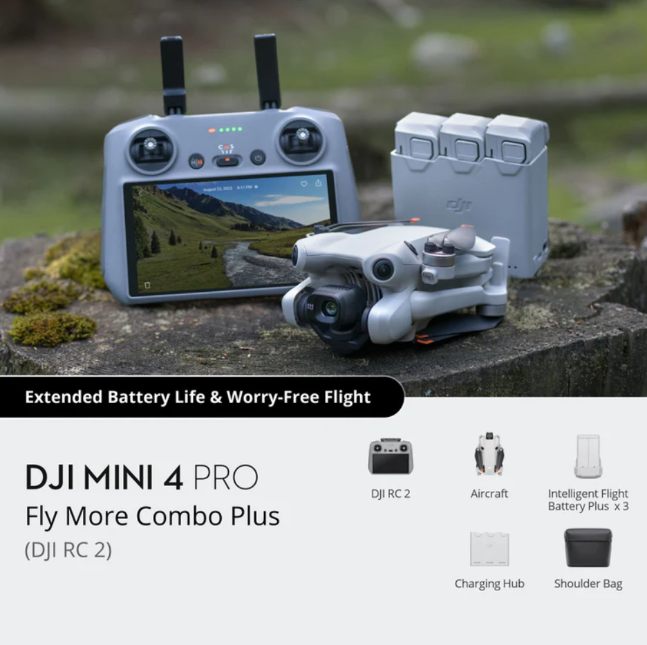 DJI Mini 4 Pro Fly More Combo Plus (DJI RC 2)