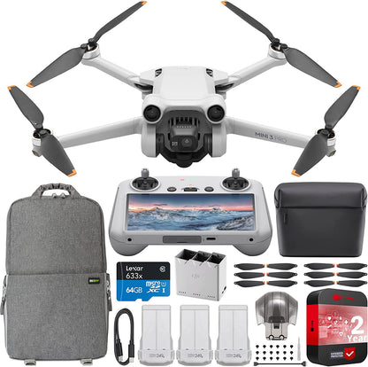 DJI Mini 3 Pro Camera Drone Fly More Kit Plus with RC with Shoulder Bag Case